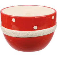 Santa Gnome Red Small Bowl