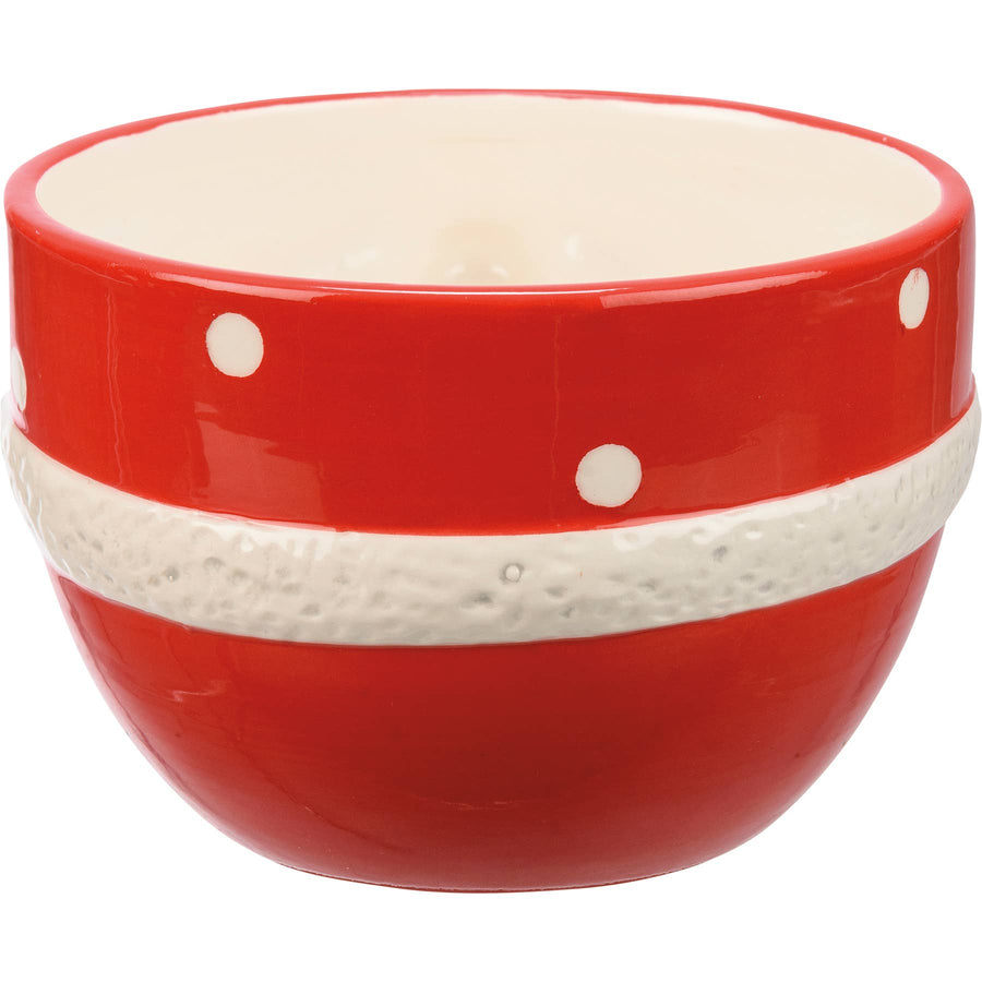 Santa Gnome Red Small Bowl