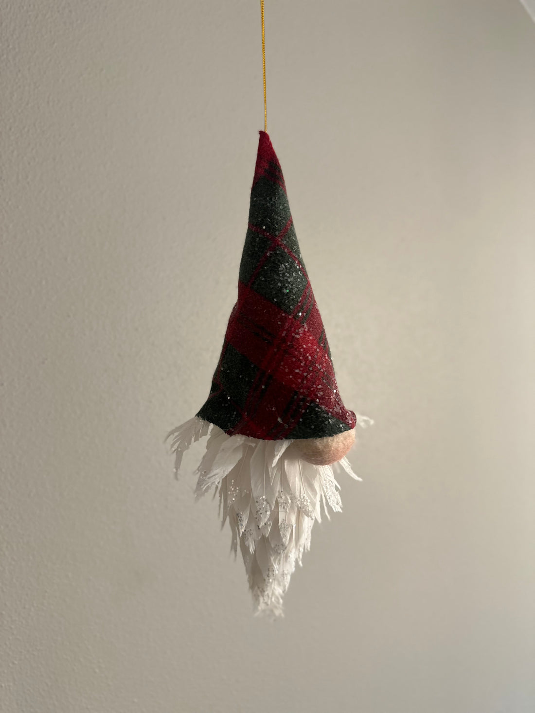 Feather Gnome Ornament