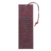 Blessed Man Leather Bookmark