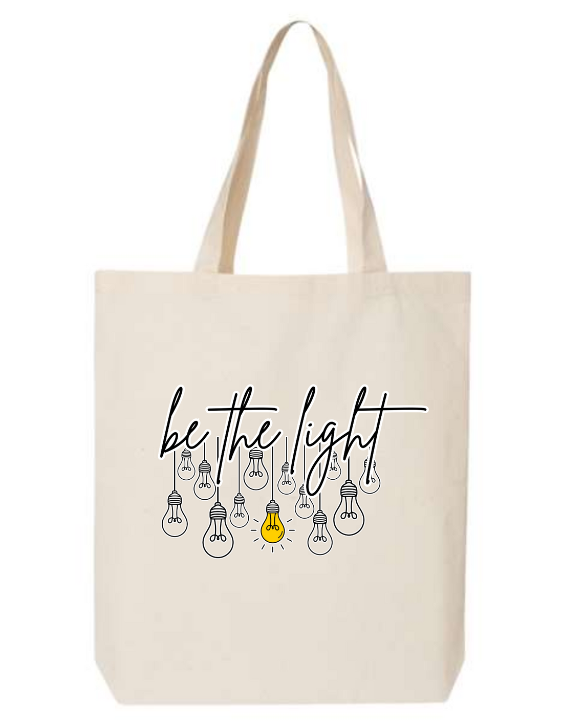 Be The Light Tote Bag