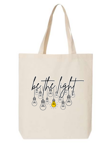 Be The Light Tote Bag