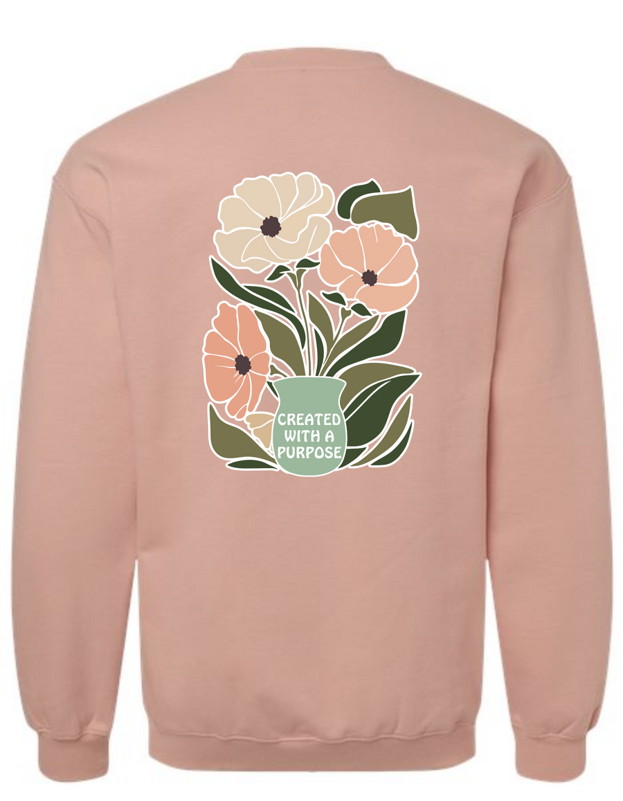 Created With A Purpose Crewneck Sweatshirt