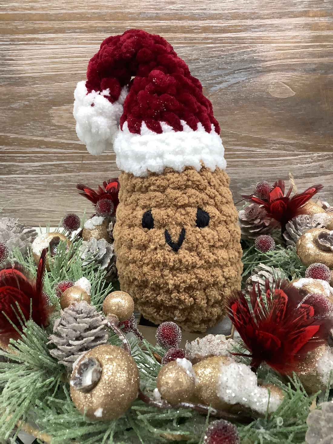 Christmas Potato Crochet Plushie