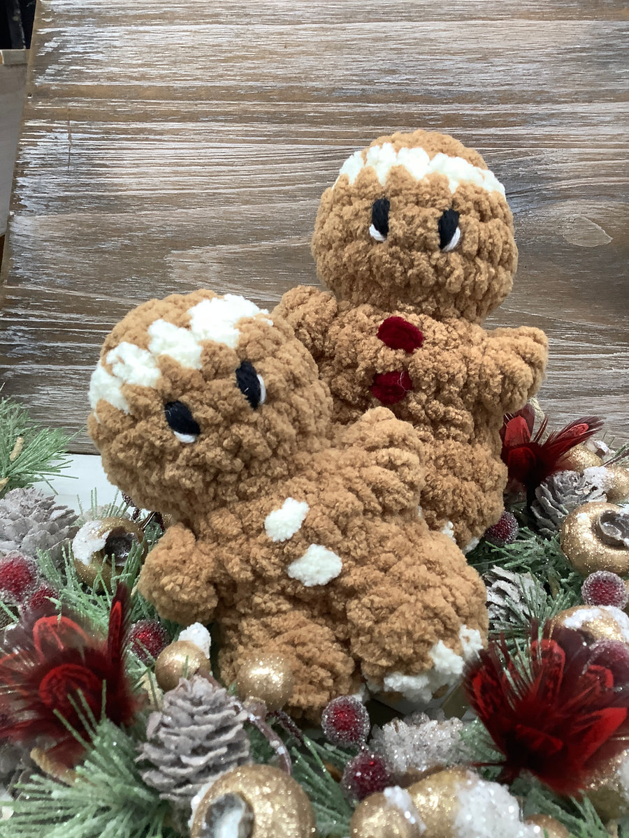 Gingerbread Crocheted Plushie - Small