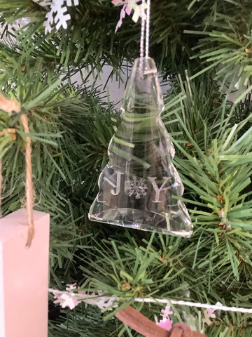 Joy Glass Ornament