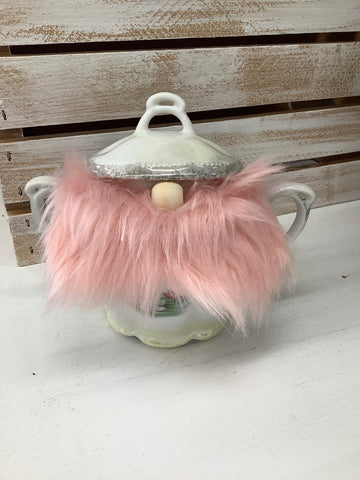 Lily Pad Pink Sugar Bowl Gnome