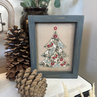 Framed Tree Stitchery