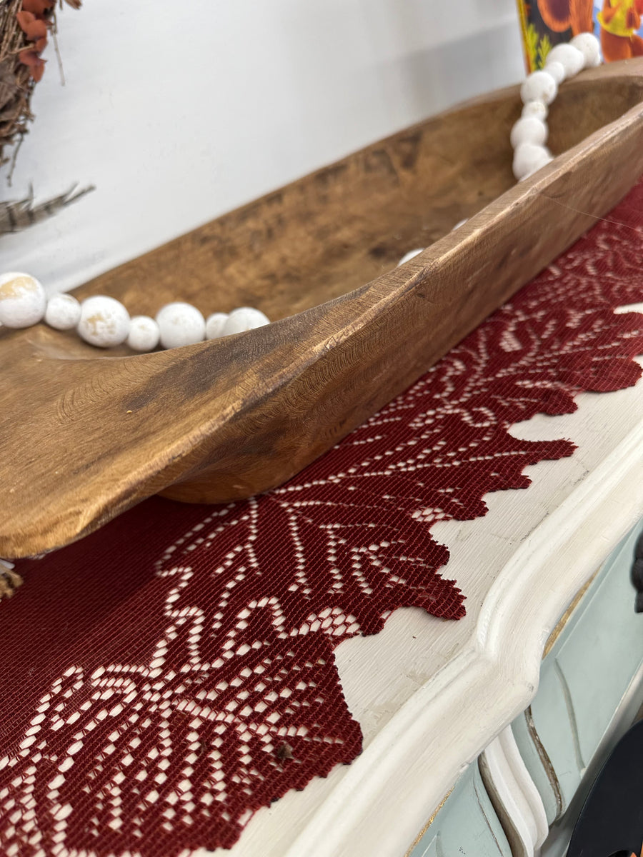 Large Dough Wooden Bowl