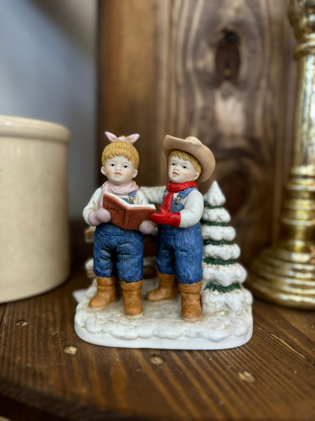 Let's Go Caroling Figurine