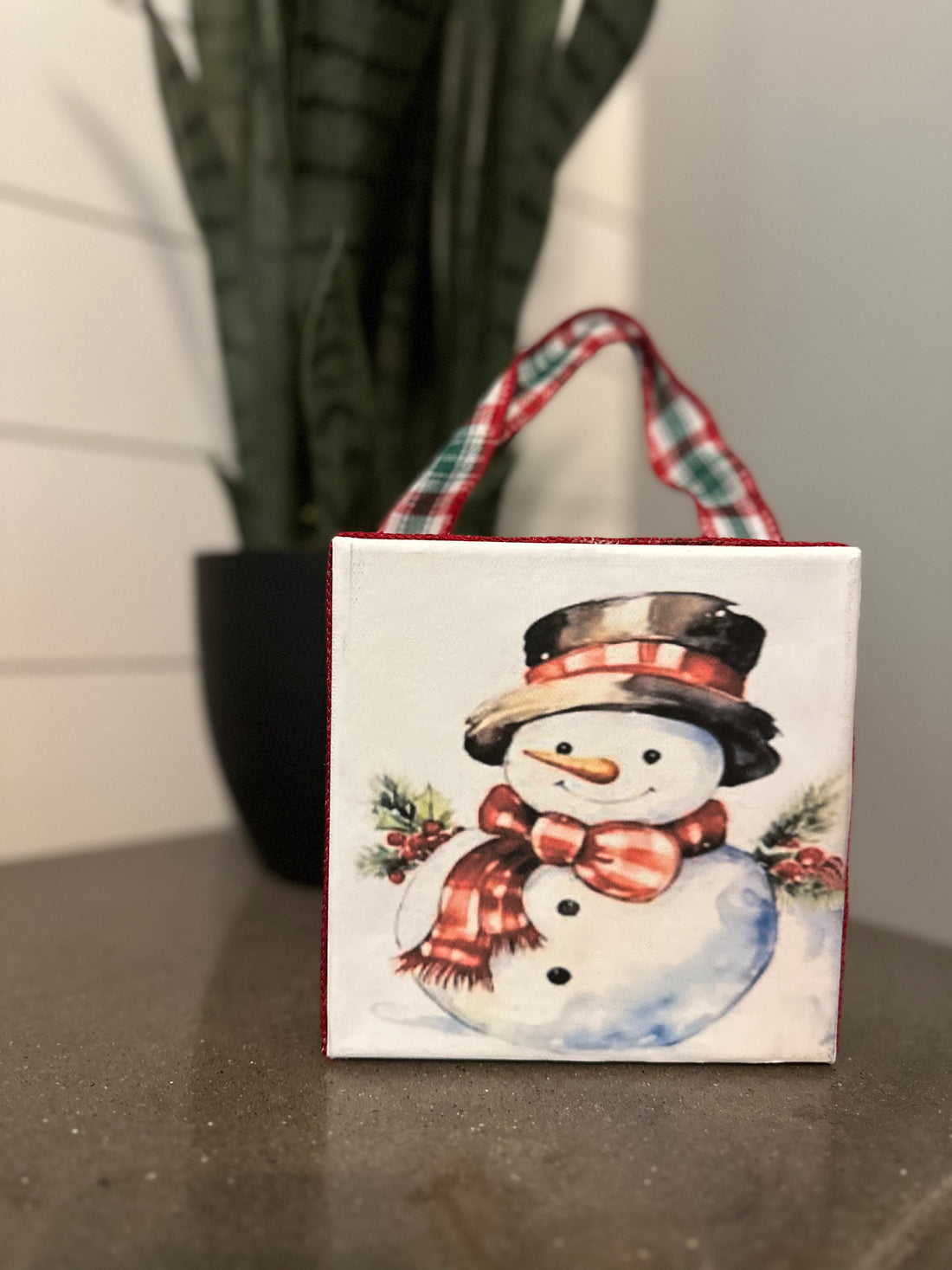 Snowman Shelf Sitter or Knob Decoration