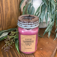 Cranberry Candle