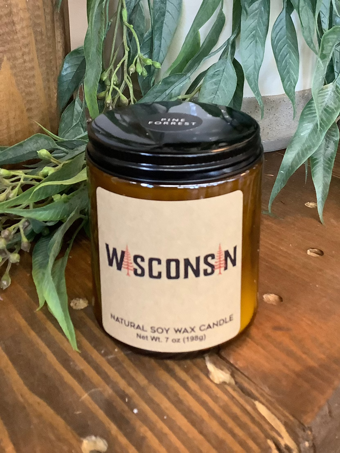 Wisconsin (Red Pine) Natural Soy Wax Candle