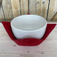 Red Snowflakes Bowl Cozy