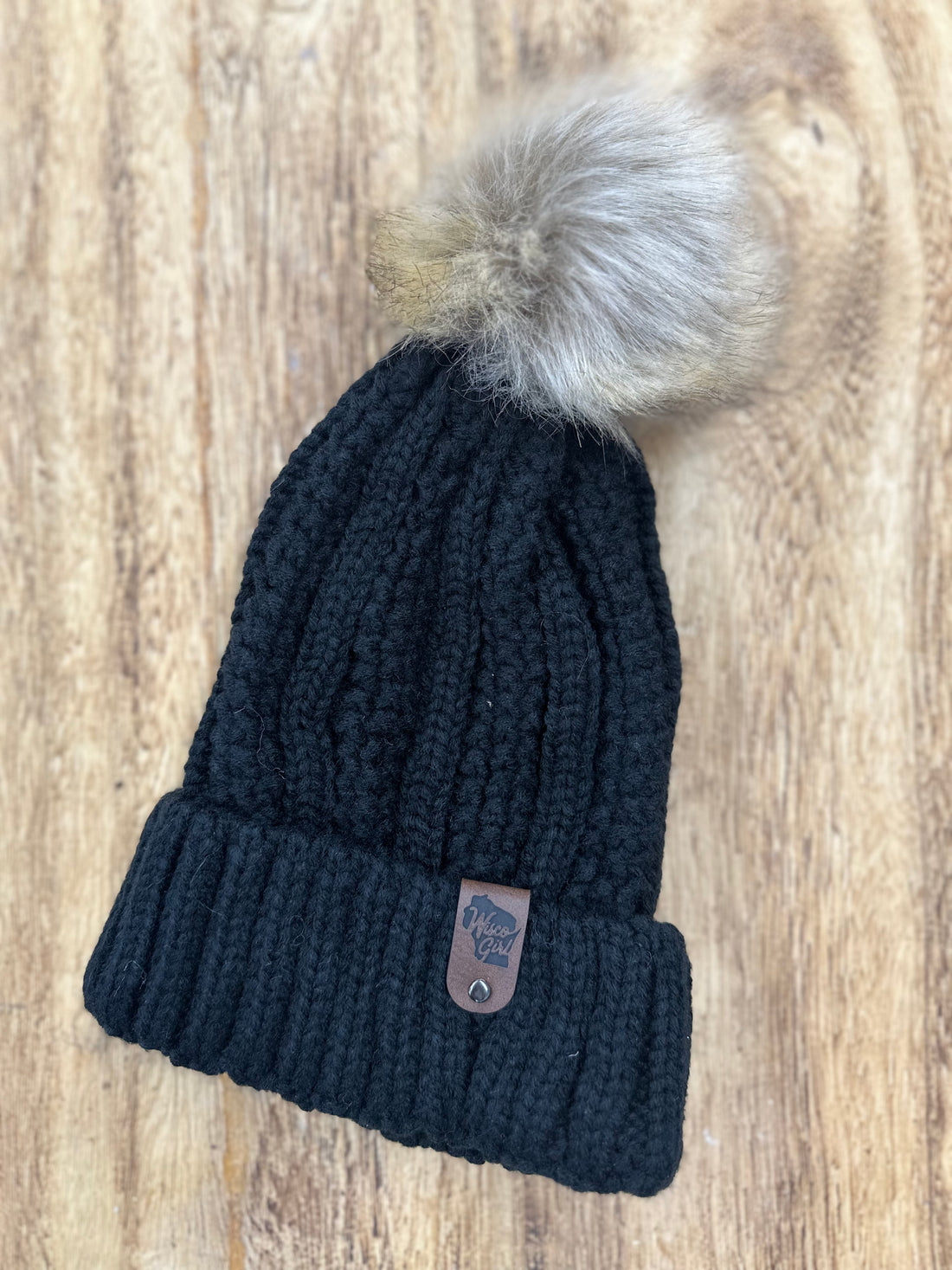 Wisconsin Winter Hat - Black