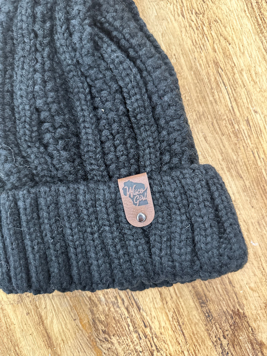 Wisconsin Winter Hat - Black