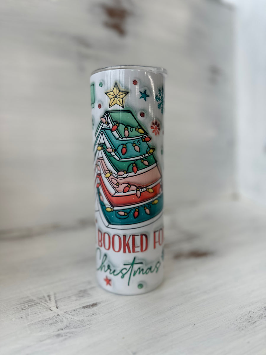 All Booked For Christmas Tumbler