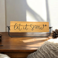 ‘Let It Snow’ and ‘Hello Winter’ Flip Sign