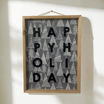 ‘Happy Holidays’ Sign