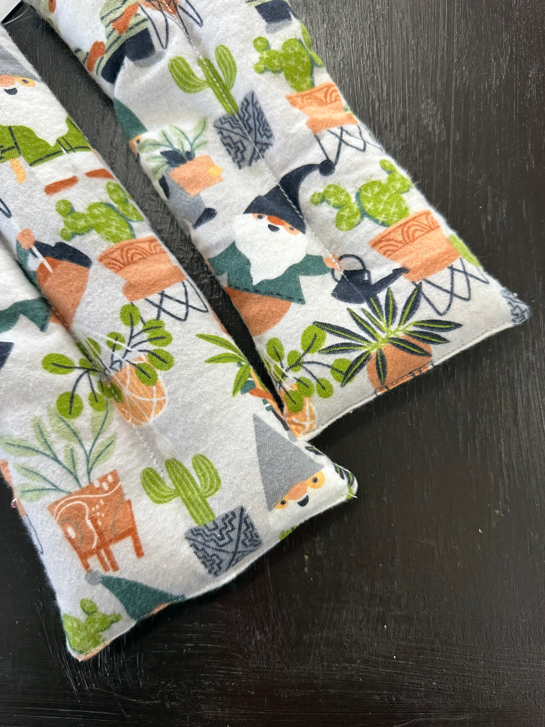 Plants & Gnomes Rice Bag Heating Pad