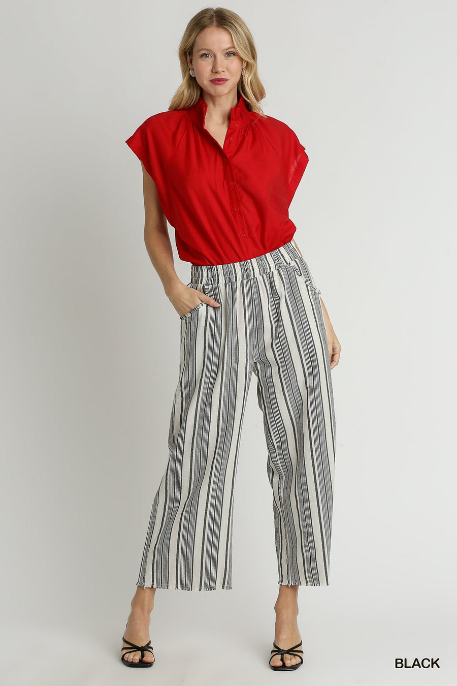 Striped Linen Pants