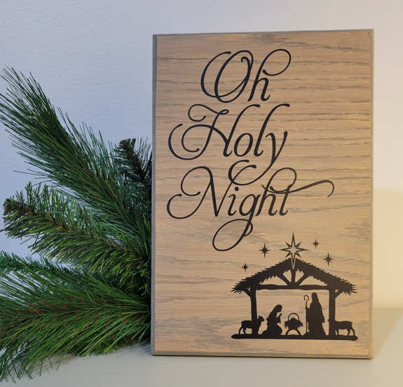 O Holy Night Sign