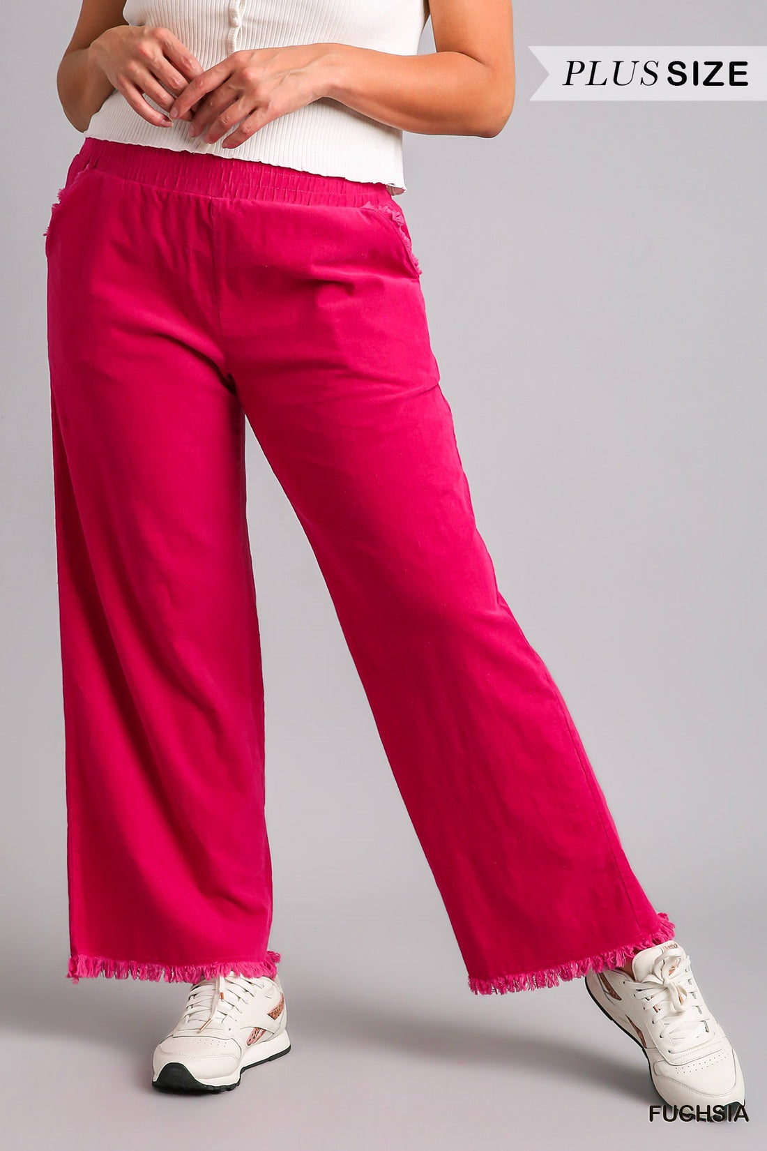 Fuchsia Wide Leg Pants