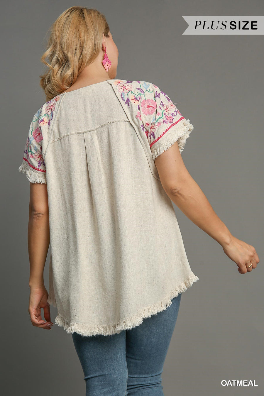 Boho Embroidered Top