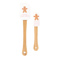 Christmas Gingerbread Man Silicone Spatula Set