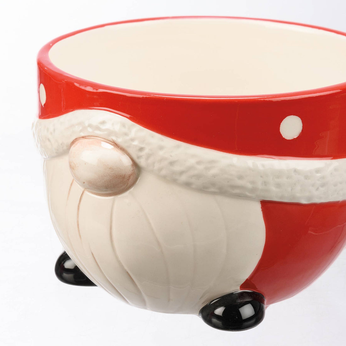 Santa Gnome Red Small Bowl