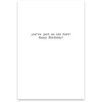 Old Fart Greeting Card