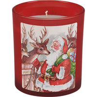 Santa's Reindeer Candle