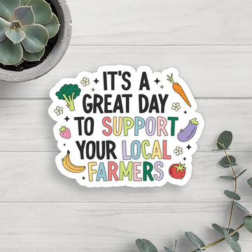 Local Farmers Vinyl Sticker