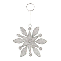 Let It Snow Winter Snowflake Suncatcher