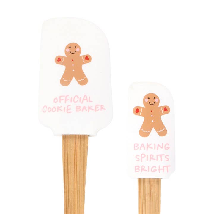 Christmas Gingerbread Man Silicone Spatula Set