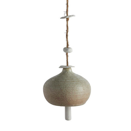 Beige Ceramic Windchime