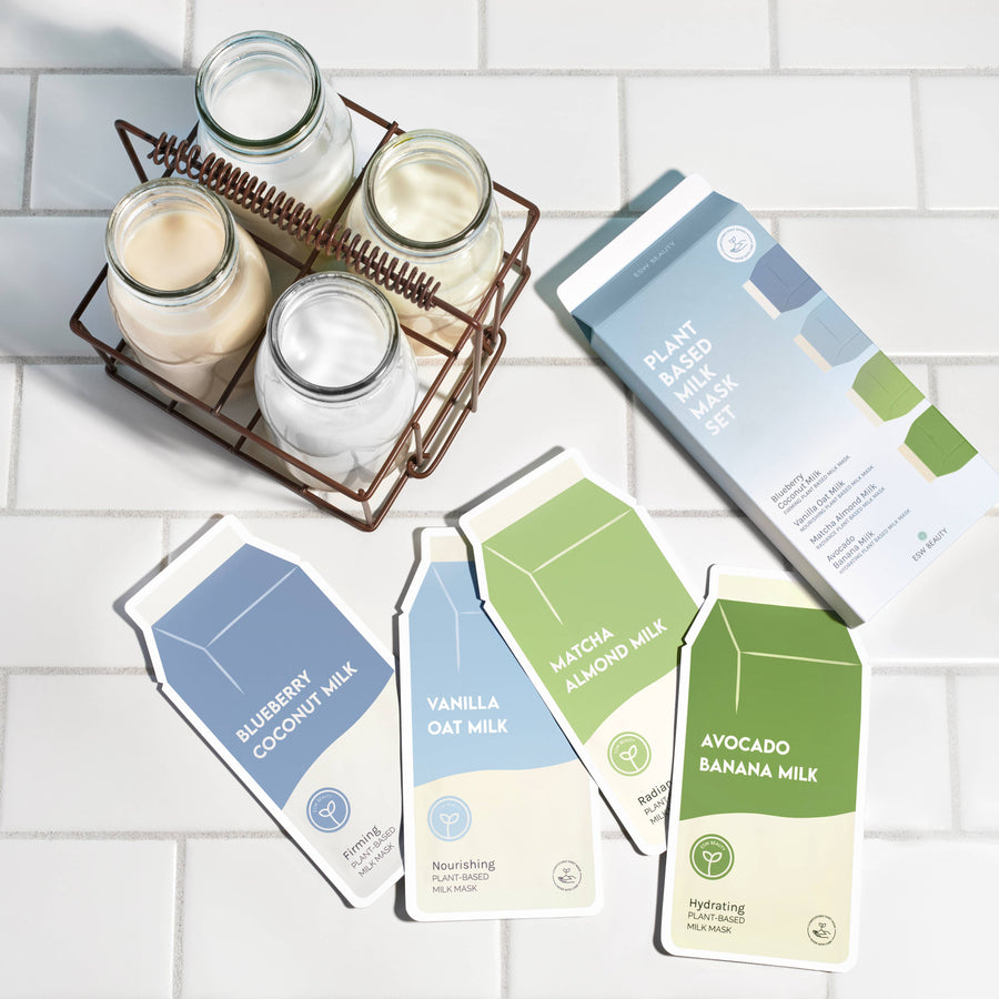 Plant-Based Milk Mask Set