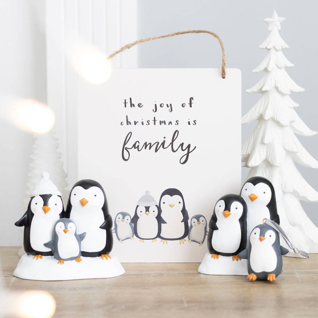 Snuggle Season Winter Penguin Decoration