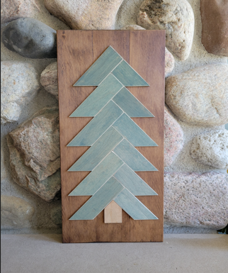 Framed Chevron Tree