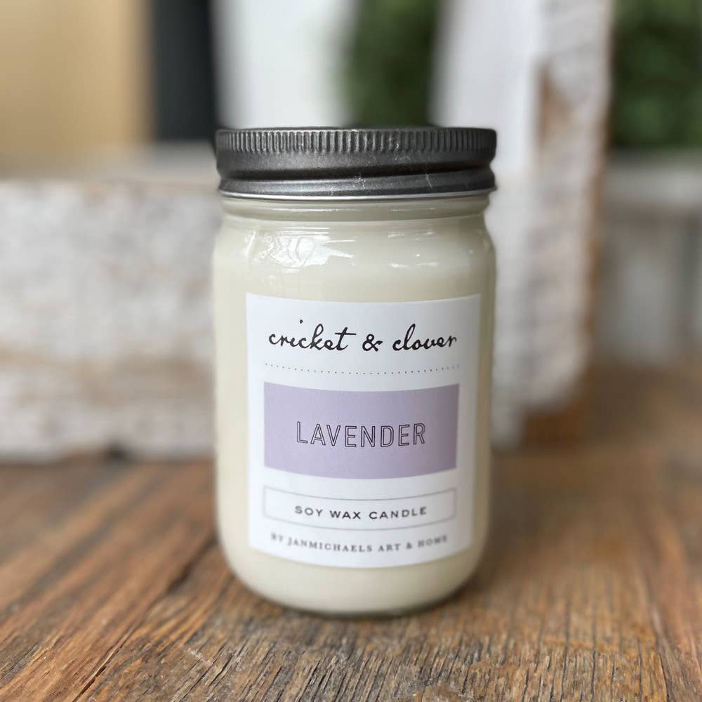 Lavender Soy Mason Jar Candle