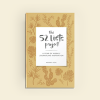 The 52 Lists Project (Botanical Pattern Cover)