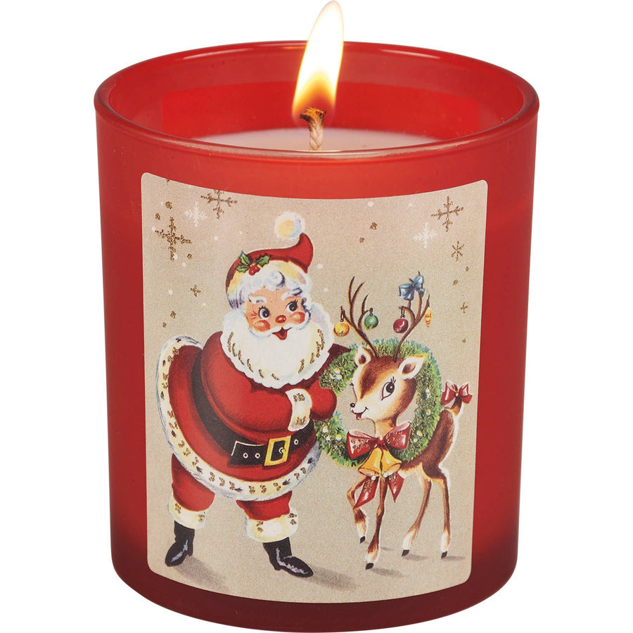 Santa's Reindeer Candle