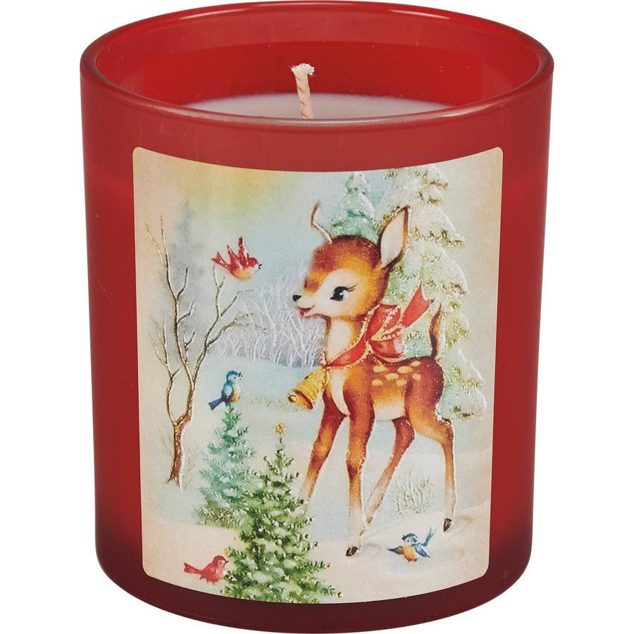 Santa's Reindeer Candle