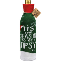 Tis The Season To Get Tipsy Bottle Sock Cover