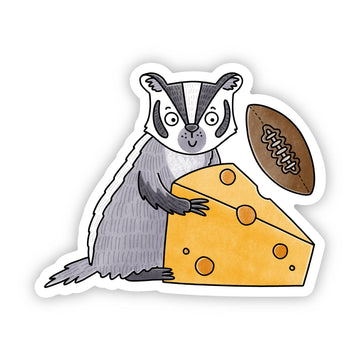 Wisconsin Badger Cheese Sticker