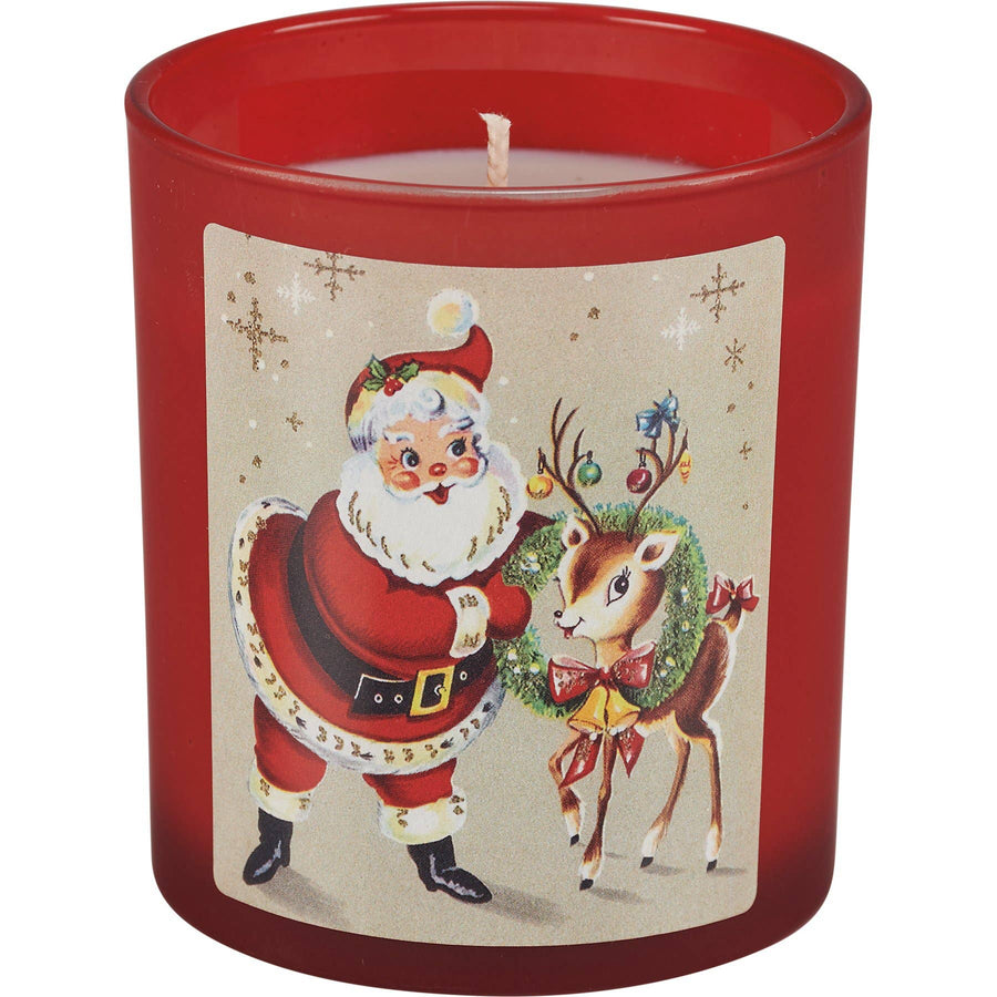 Santa's Reindeer Candle