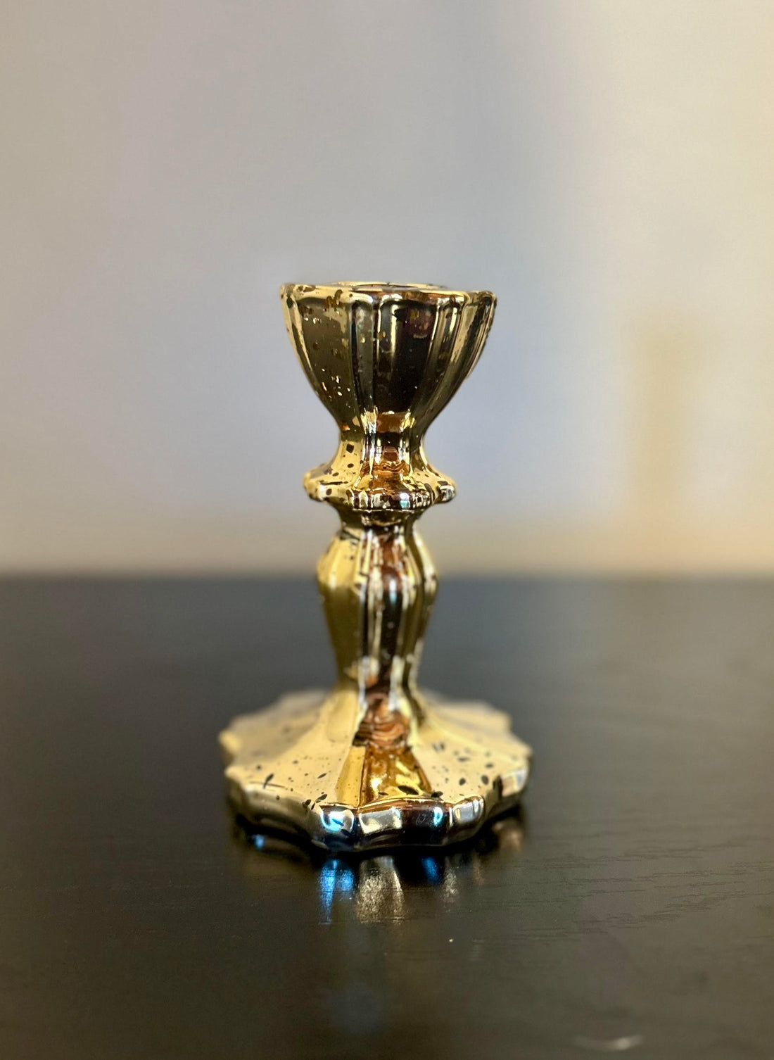 Gold Candle Holder