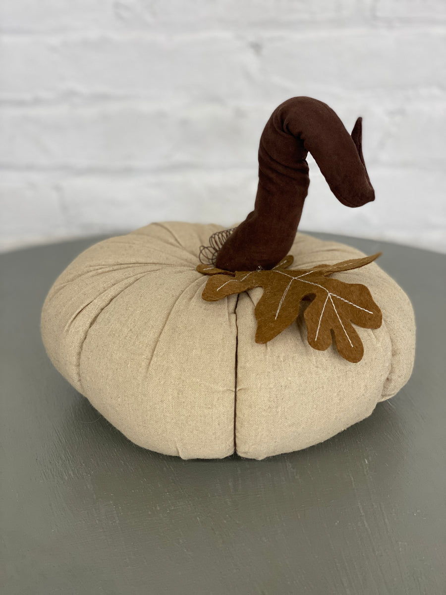 Tan Cloth Pumpkin