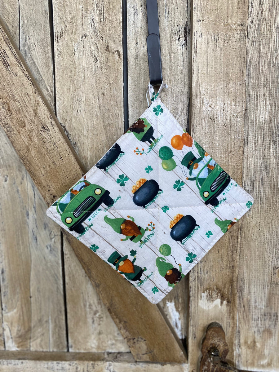 Luck of the Irish Gnome Hot Pad