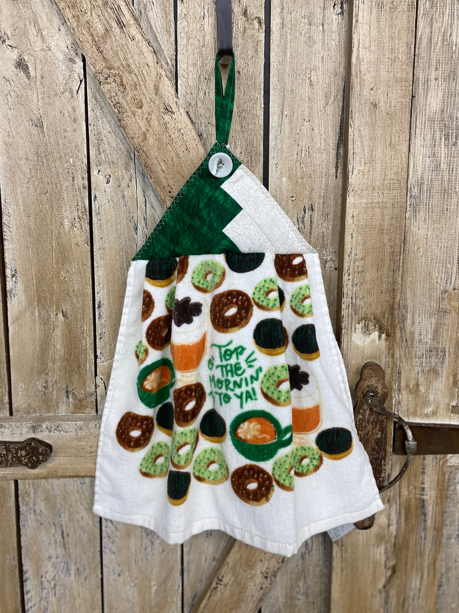 Top O' The Mornin' Donut Kitchen Towel